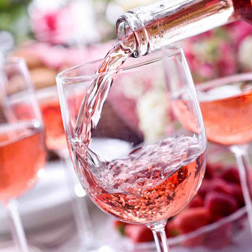 Roze vina <br> Rose wines